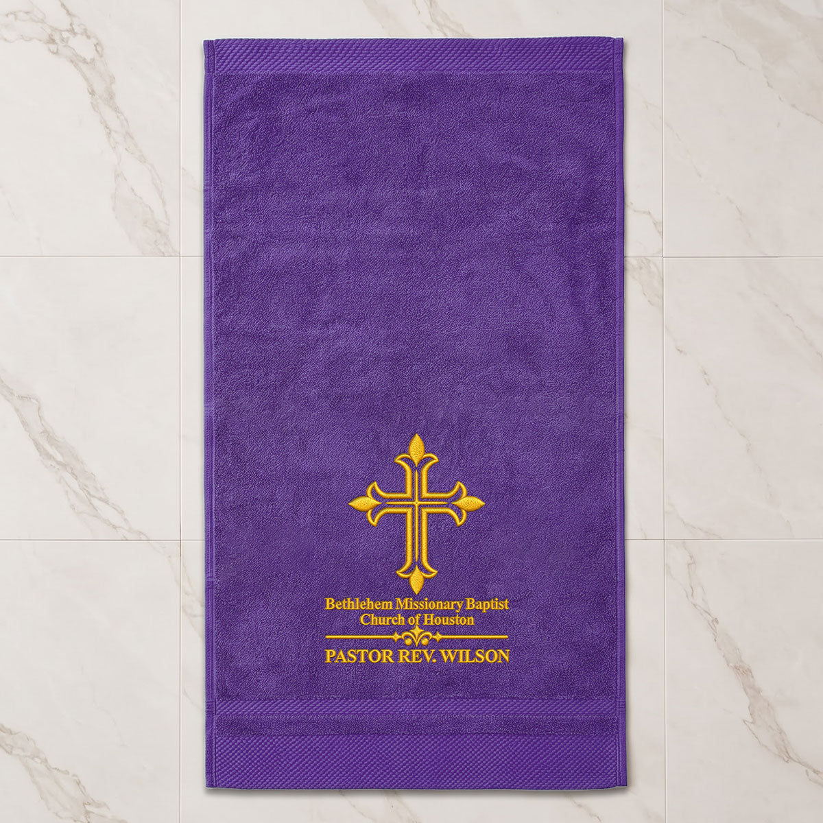 A Servant Called By God - Personalized Embroidered Fingertip Towel