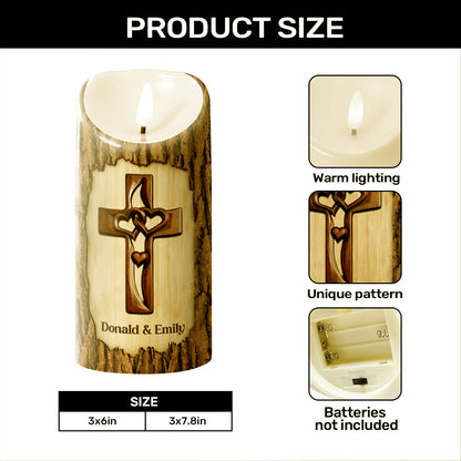 God Gave Me You - Personalized Flameless LED Candle