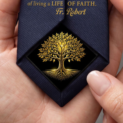 A Truly Great Priest - Personalized Men Tie