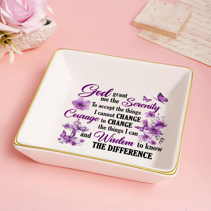 The Serenity Prayer - Personalized Jewelry Dish FCJDNUTN1951D