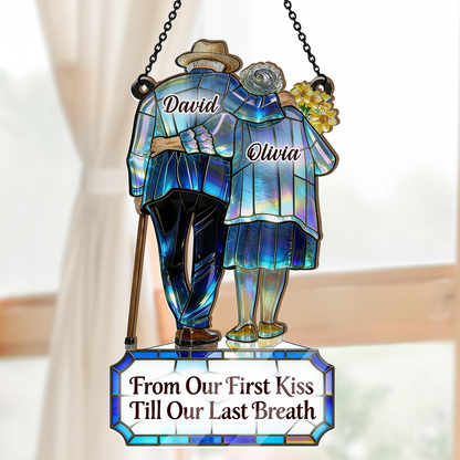 Eternal Love Journey - Personalized Window Hanging Suncatcher