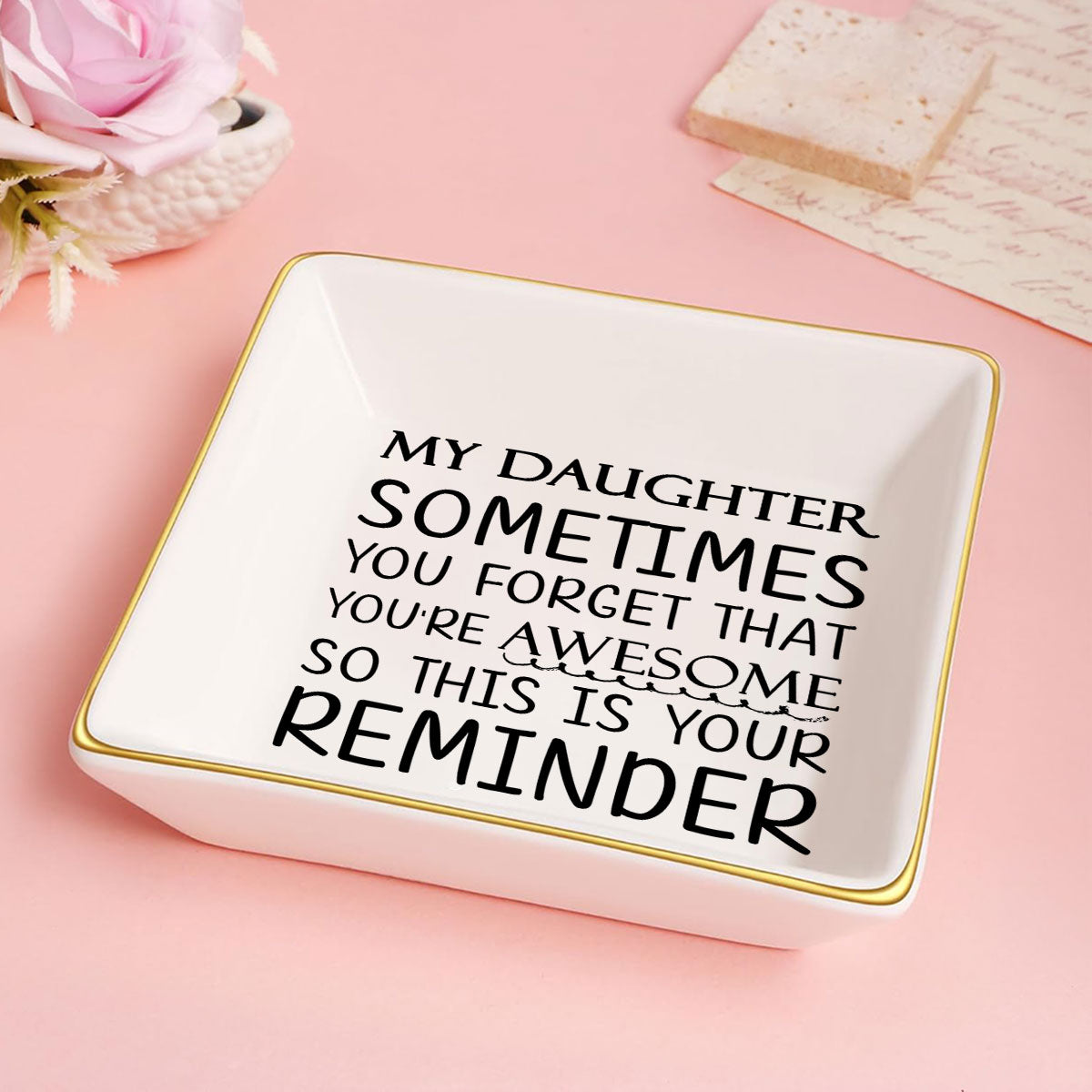 You Forget You're Awesome - Personalized Jewelry Dish FCJDNUHA1897TA