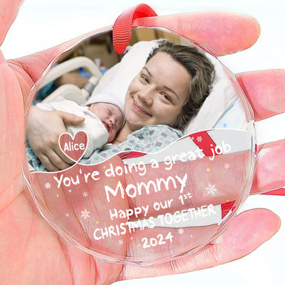 You're Doing a Great Job - Personalized Custom Glass Ornament FCURGOPLETN2861M