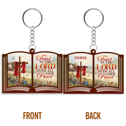 Trust In The Lord - Personalized Acrylic Keychain