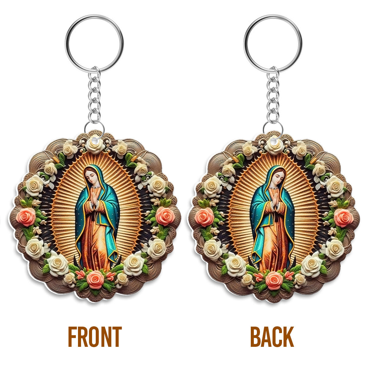 The Virgin Mary Retro Style - Acrylic Keychain