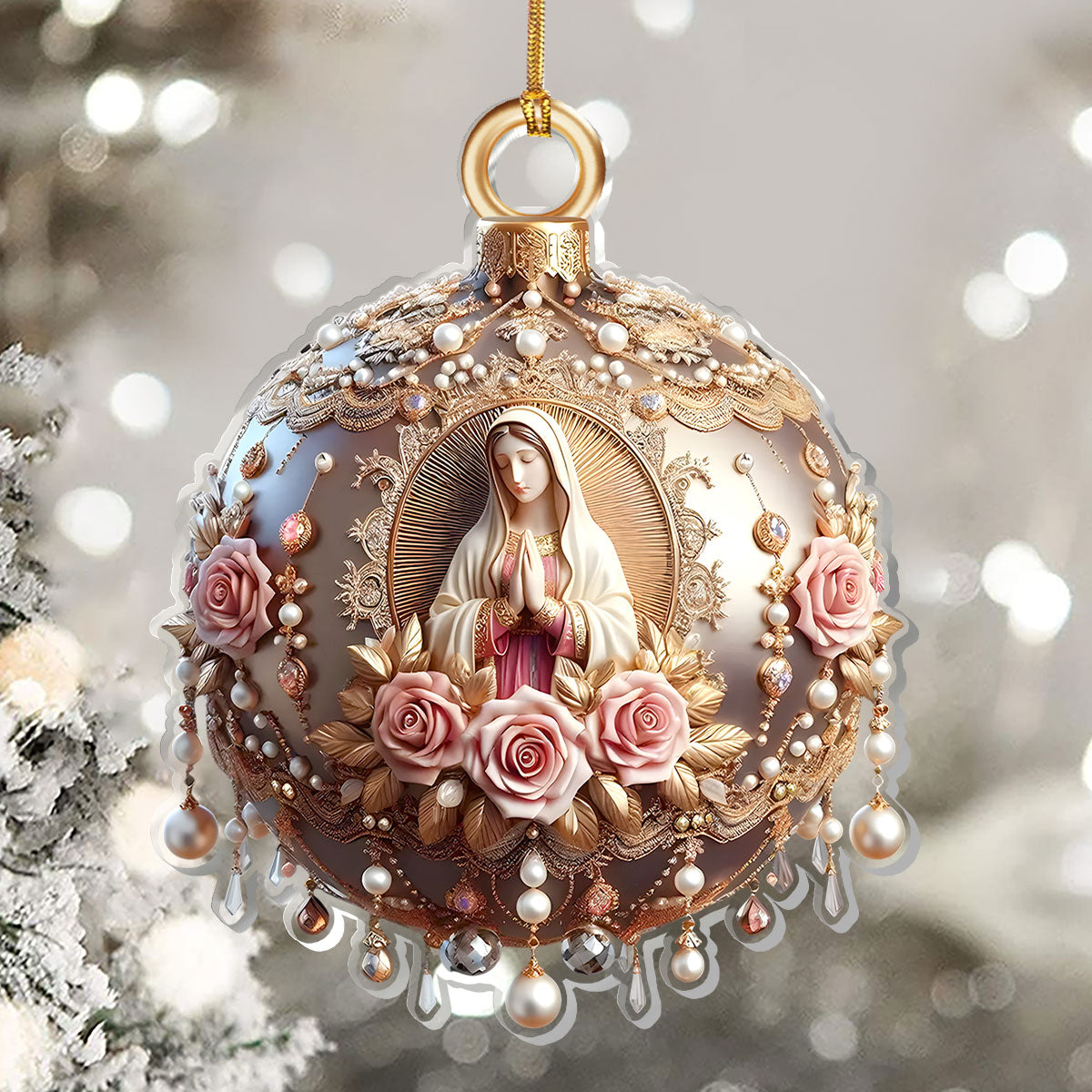 Believe - Personalized 1-Layer Acrylic Ornament