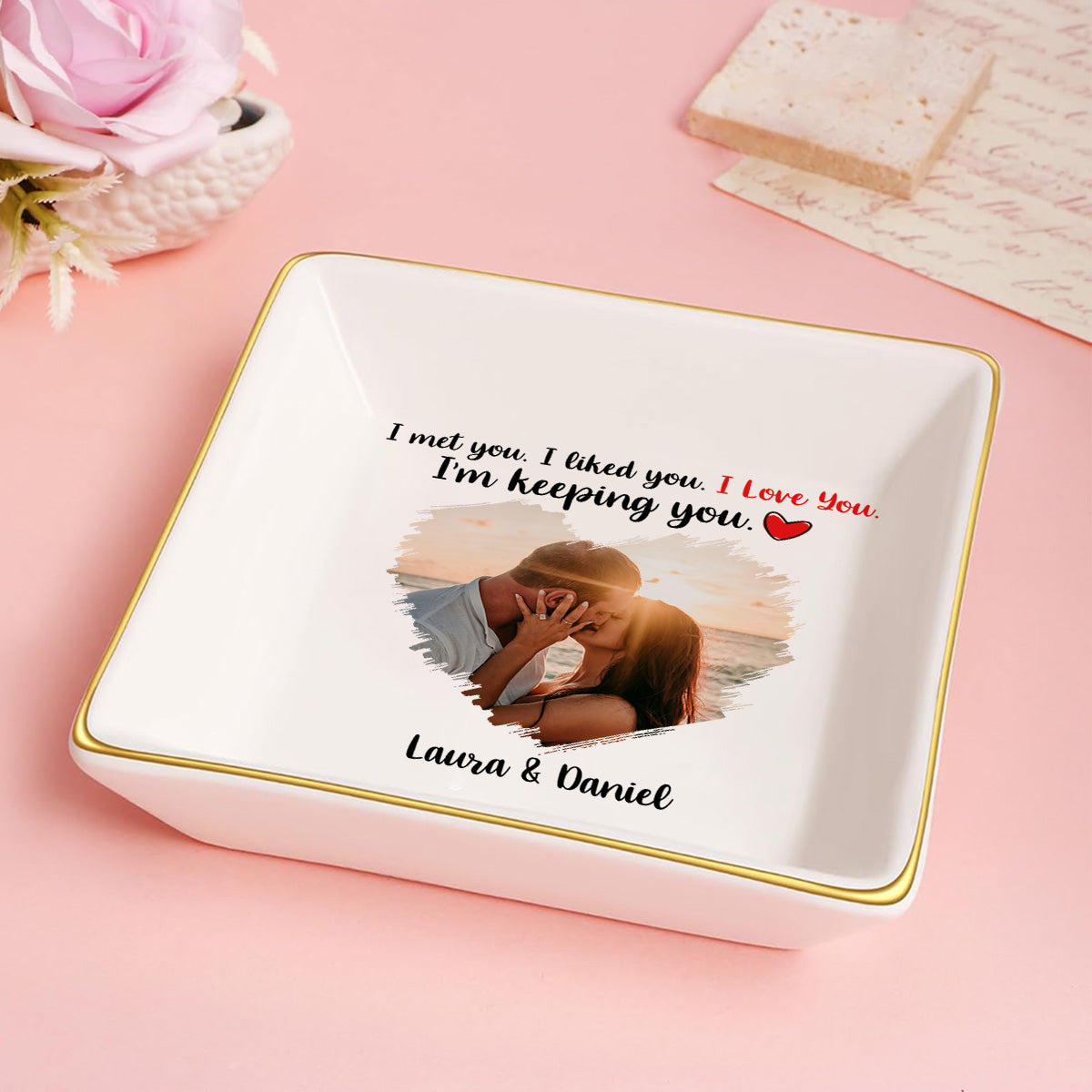 I Met You I Liked You - Personalized Jewelry Dish