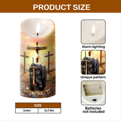 Prayer For Protection - Personalized Flameless LED Candle