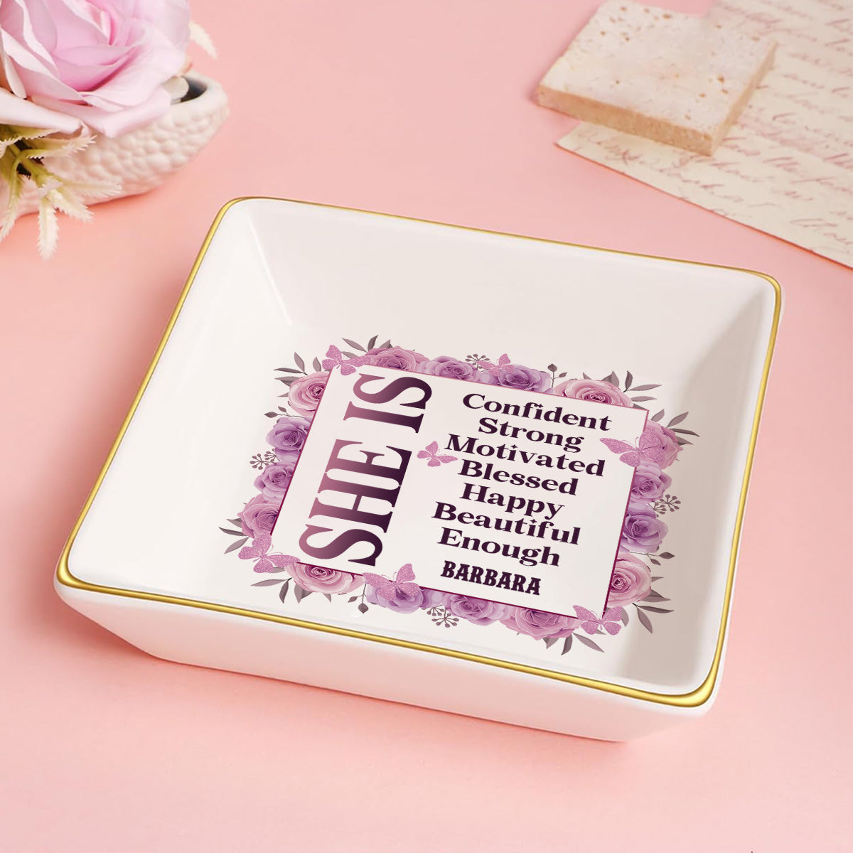 She Is - Personalized Jewelry Dish FCJDNUTN1901L