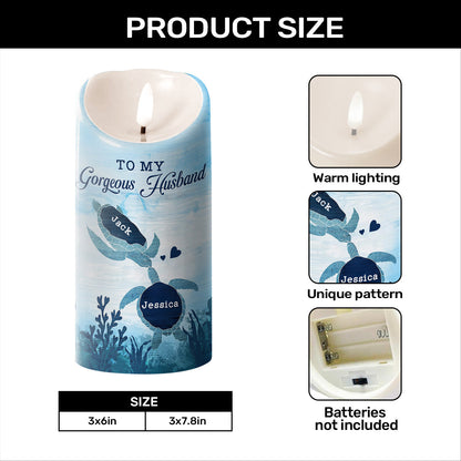 Meeting You Was Fate - Personalized Flameless LED Candle