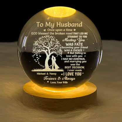 Once Upon A Time - Personalized Crystal Ball Night Light