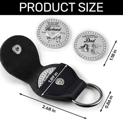 From Husband To Dad Love - Personalized Pocket Hug