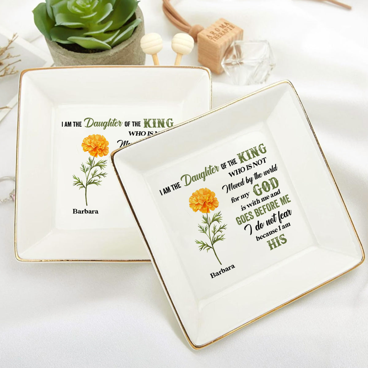 I'm The Daughter Of The King - Personalized Jewelry Dish FCJDLETN2334TA