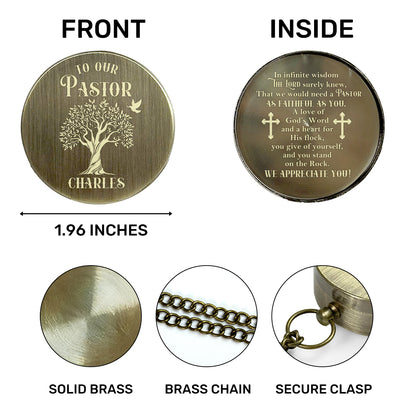 A Pastor After God's Own Heart - Personalized Compass