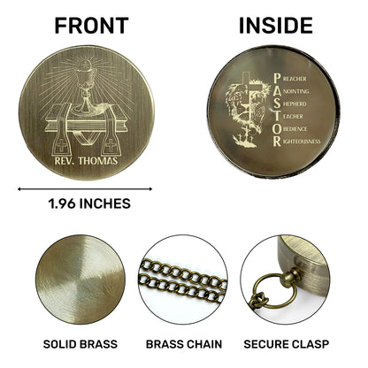 With God As True North - Personalized Compass