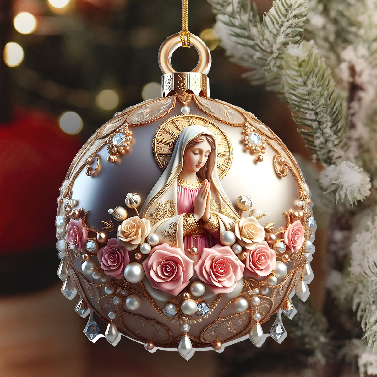 Believe - Personalized 1-Layer Acrylic Ornament