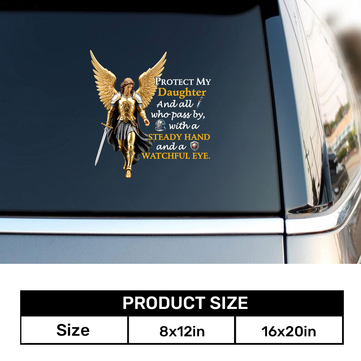 Your Guardian Angel - Personalized Sticker