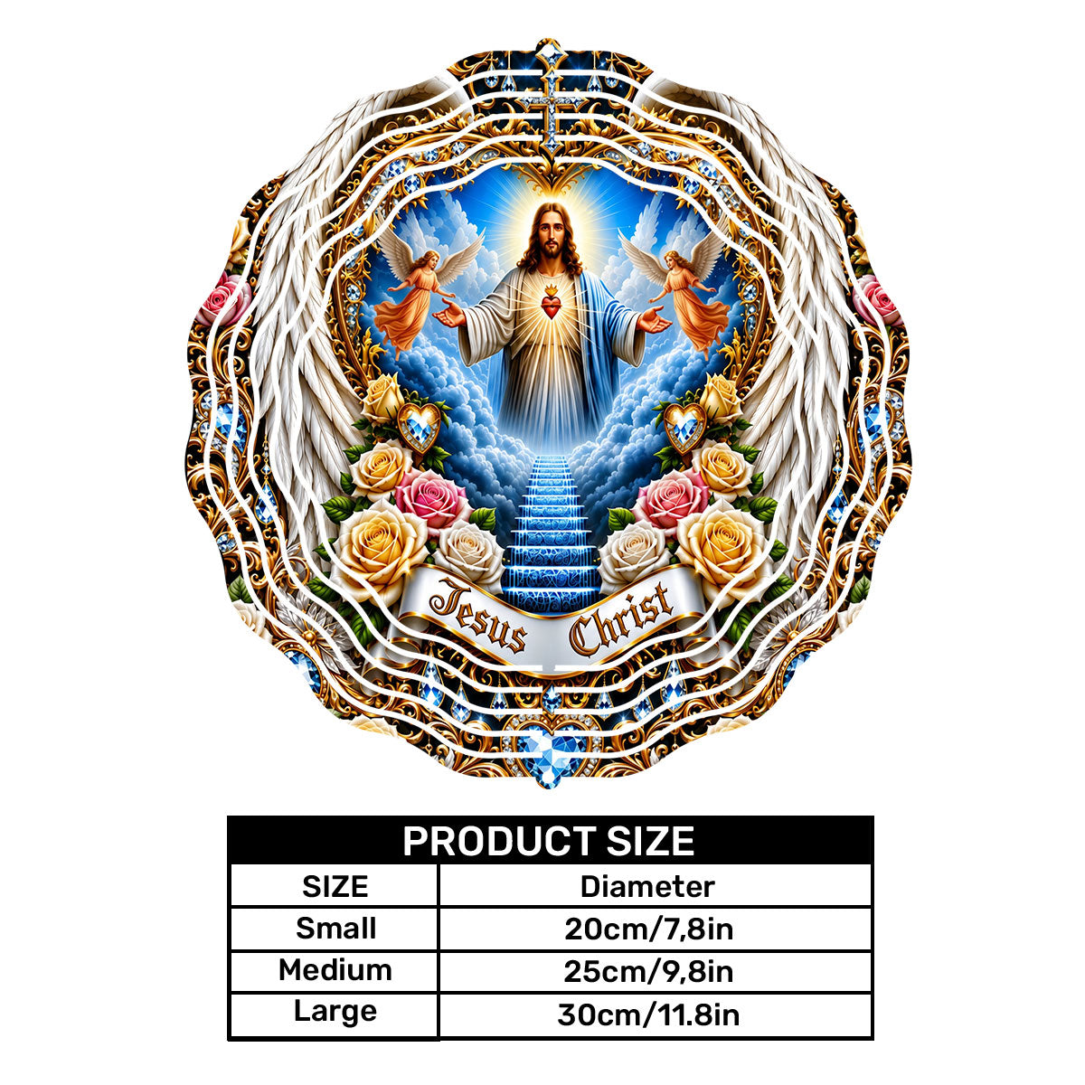 Sacred Heart Savior - Personalized Wind Spinners