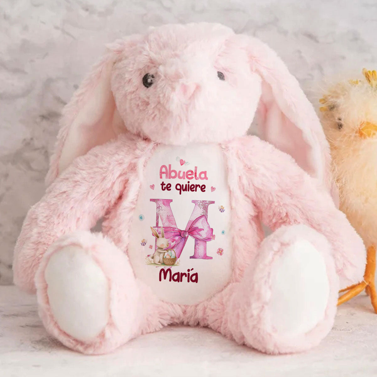 Abuela Te Quiere - Personalized Stuffed Bunny