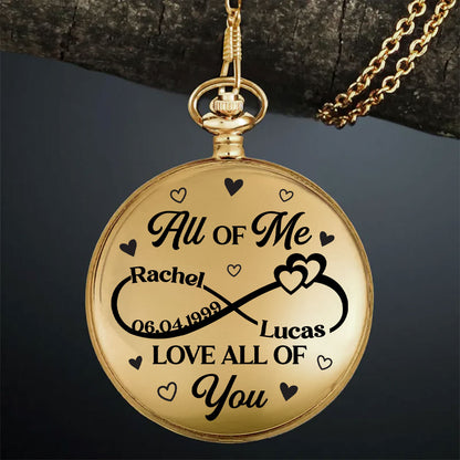 God Knew My Heart Needed You - Personalized Pocket Watch