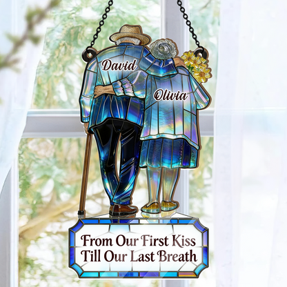 Eternal Love Journey - Personalized Window Hanging Suncatcher