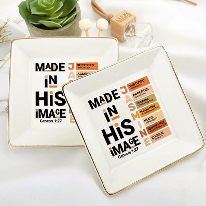 Made In His Image - Personalized Jewelry Dish