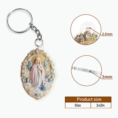 Holy Grace Virgin Mary - Acrylic Keychain