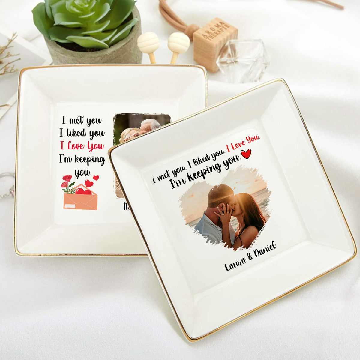 I Met You I Liked You - Personalized Jewelry Dish