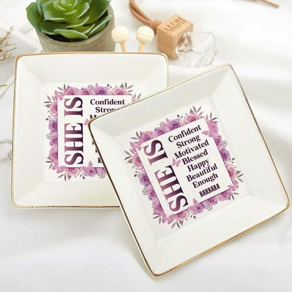 She Is - Personalized Jewelry Dish FCJDNUTN1901L