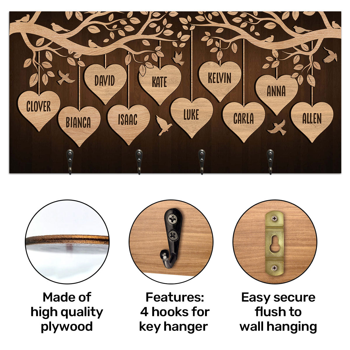 Family - Personalized Key Holder