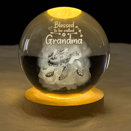 Blessed To Be Called Grandma - Crystal Ball Night Light