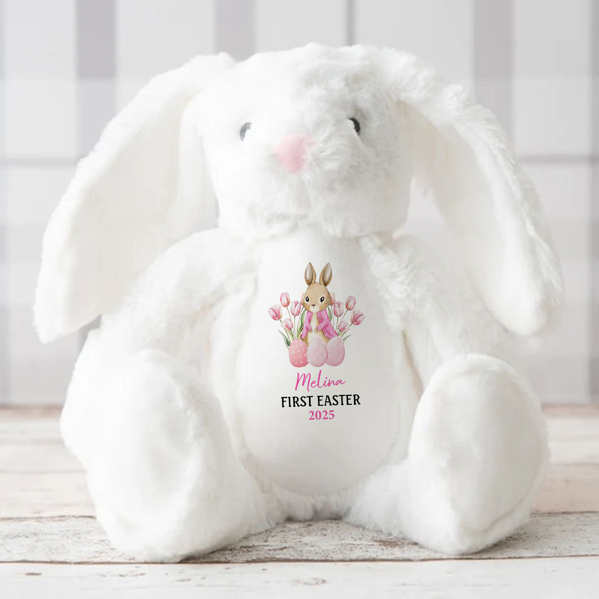 My First Easter Keepsake - Personalized Stuffed Bunny