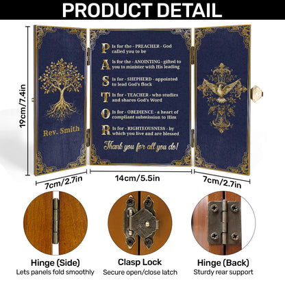 Guided By Anointing - Personalized Wooden Diptych