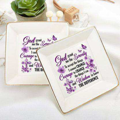 The Serenity Prayer - Personalized Jewelry Dish FCJDNUTN1951D