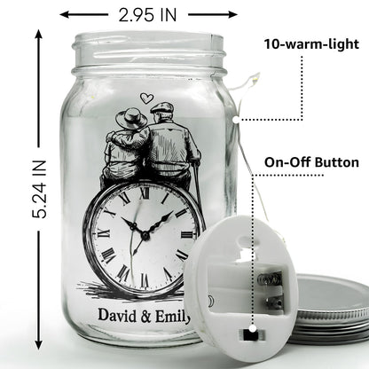 Journey Of Connection - Personalized Mason Jar Light
