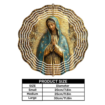 Vintage Style Virgin Mary - Wind Spinners