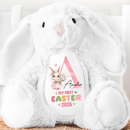 My First Easter - Personalized Stuffed Bunny