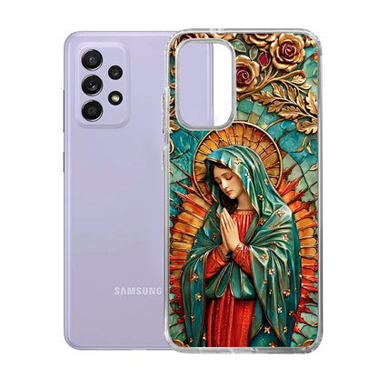 Our Lady Of Guadalupe -  Clear Silicone Phone Case