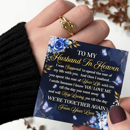 Till The Day We’re Together Again - Personalized Hug Ring