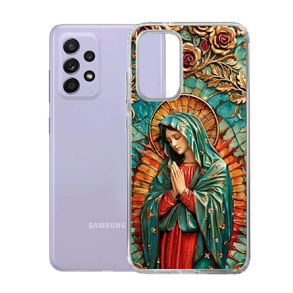 Our Lady Of Guadalupe -  Clear Silicone Phone Case