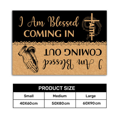 I Am Blessed Coming In - Doormat FCDMLEHA1812M