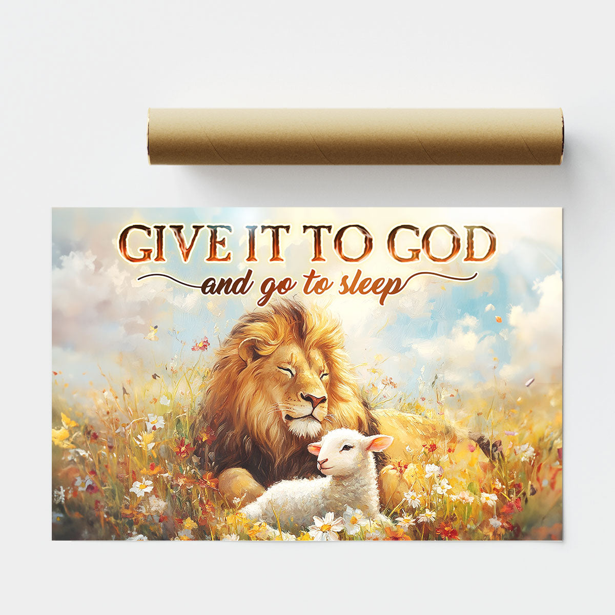 Give It To God And Go To Sleep - Poster FCPTLEHA1688D