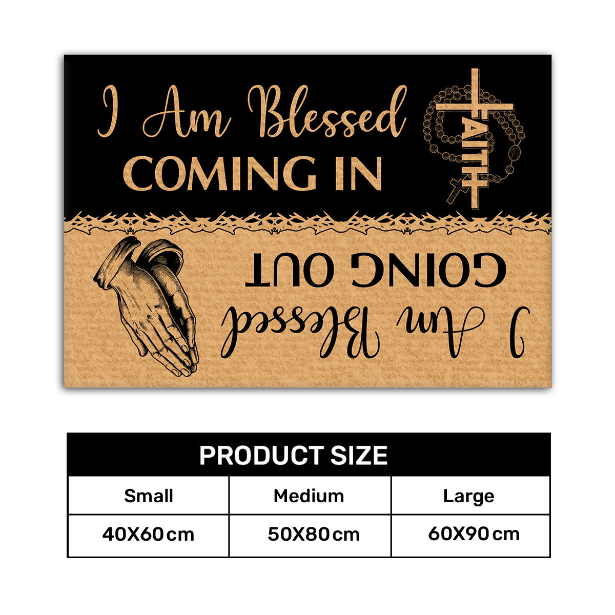 I Am Blessed Coming In - Doormat FCDMLEHA1812M