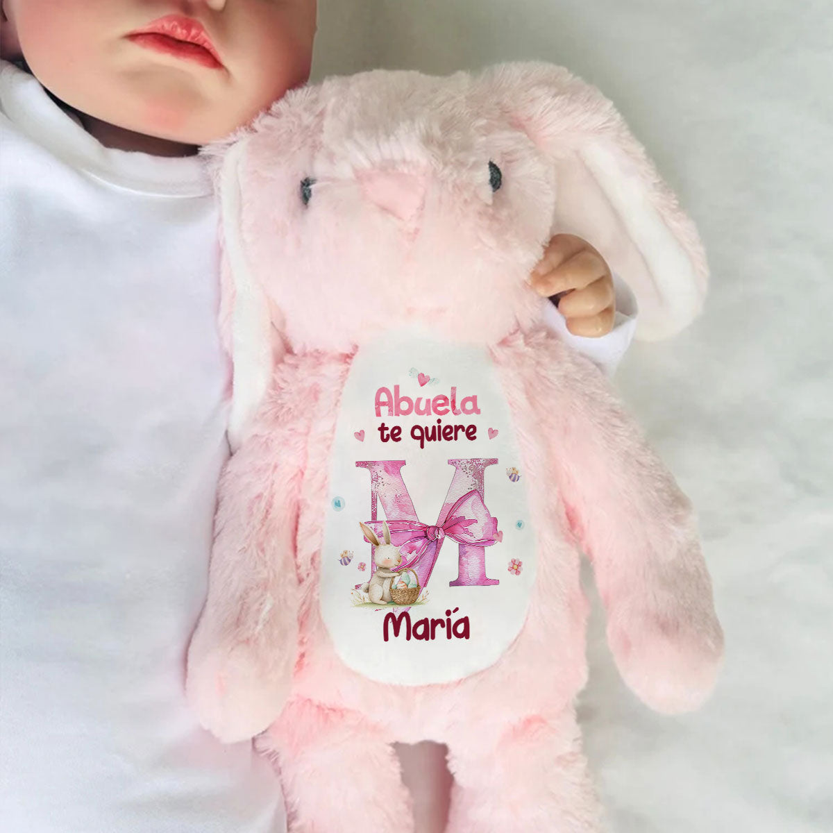 Abuela Te Quiere - Personalized Stuffed Bunny