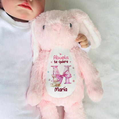 Abuela Te Quiere - Personalized Stuffed Bunny