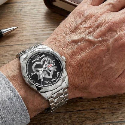 Fate Brought Me To You - Personalized Men's Wrist Watch