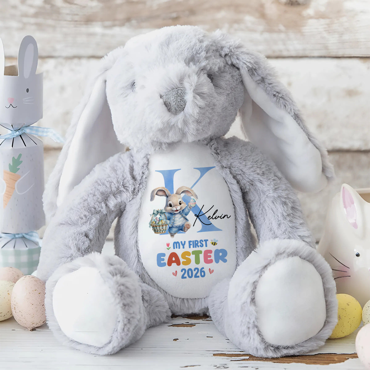 My First Easter - Personalized Stuffed Bunny