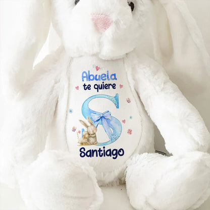 Abuela Te Quiere - Personalized Stuffed Bunny