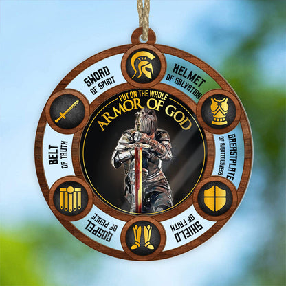 Armor of God - Personalized Wood & Acrylic Ornament FCWAOLEH1599M